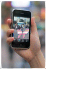 Catch an AR (augmented reality) butterfly using the iPhone